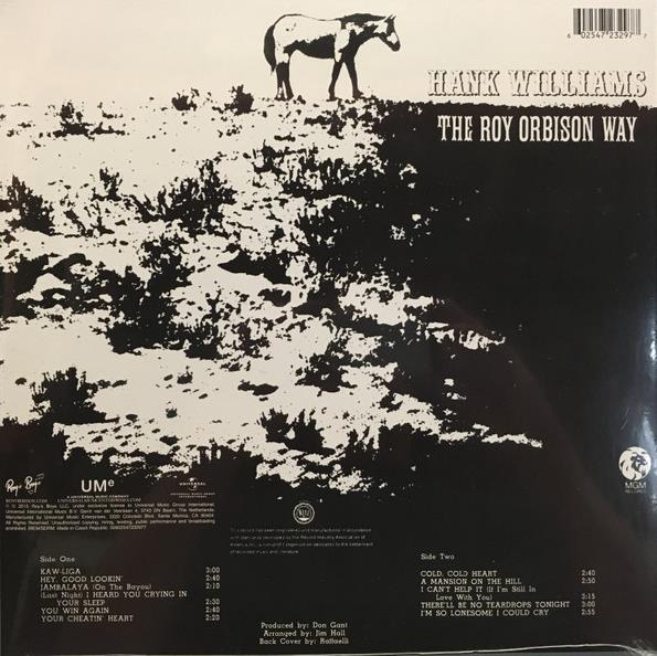 Roy Orbison – Hank Williams The Roy Orbison Way