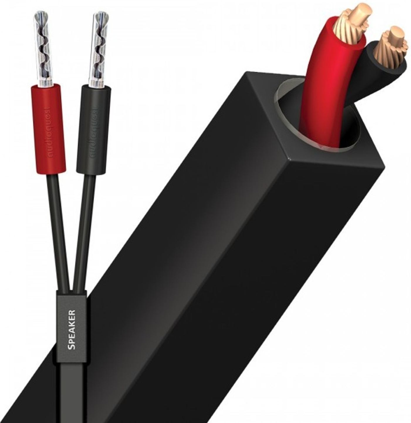 AudioQuest Q-2 Speaker Cables - Bananas,10ft, Pair