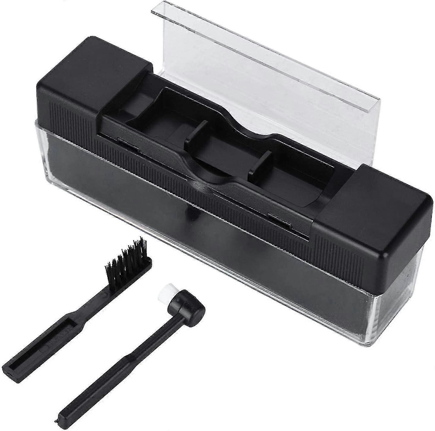 מנקה תקליטים קטיפה+ מברשת לניקוי מחט