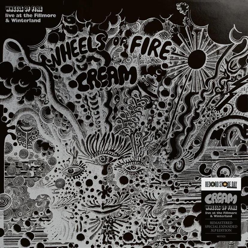 Cream – Wheels Of Fire: Live At The Fillmore Auditorium & Winterland Ballroom: RSD 2026 3LP