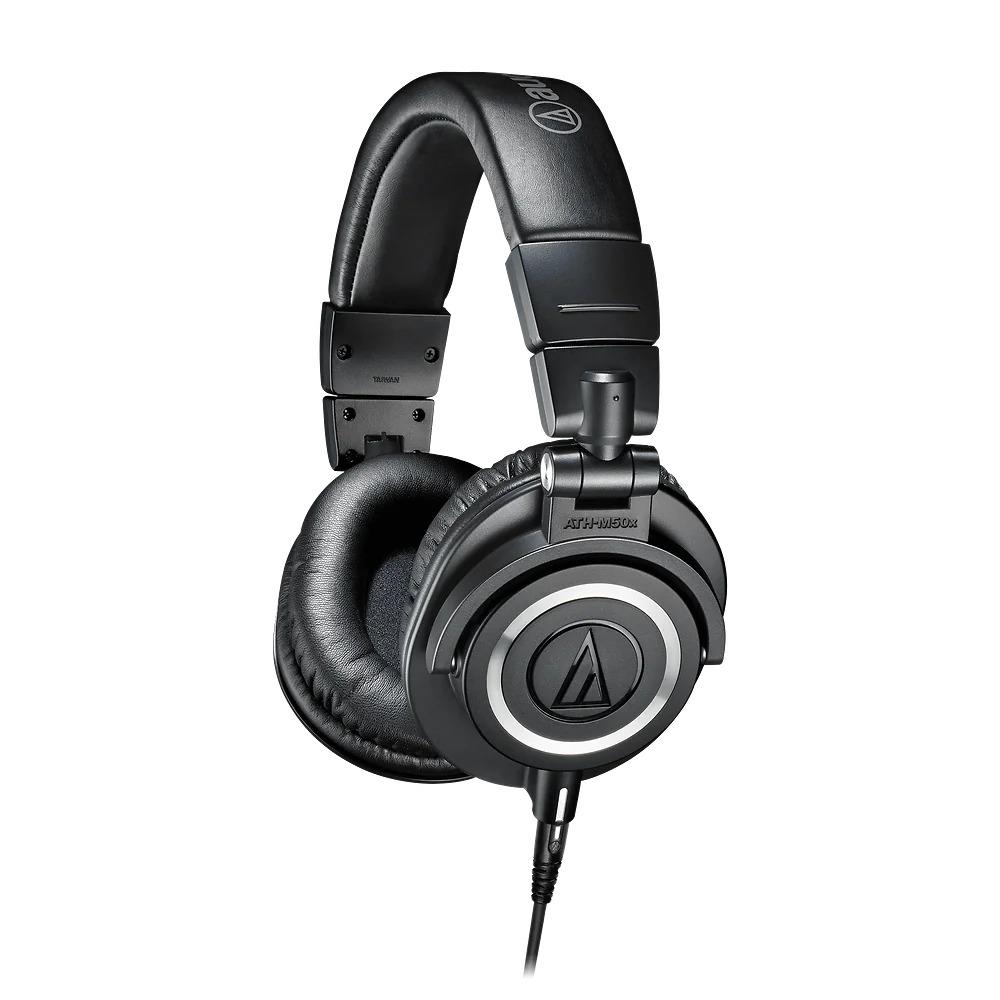 Audio-Technica ATH-M50X Professional On The Ear Headphones - Black