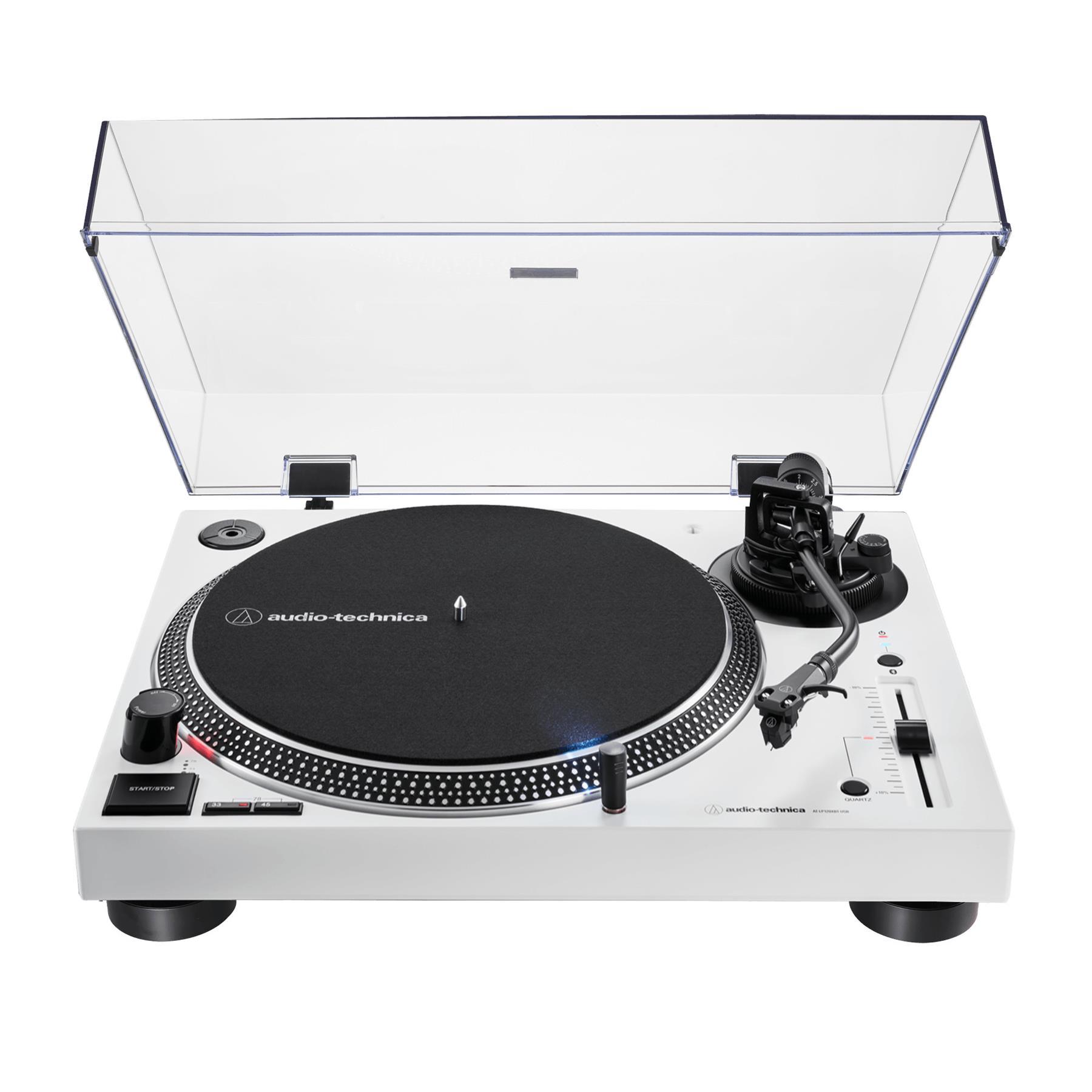 פטיפון - לבן Audio-Technica - AT-LP120XBT-USB-WH Direct Drive Turntable