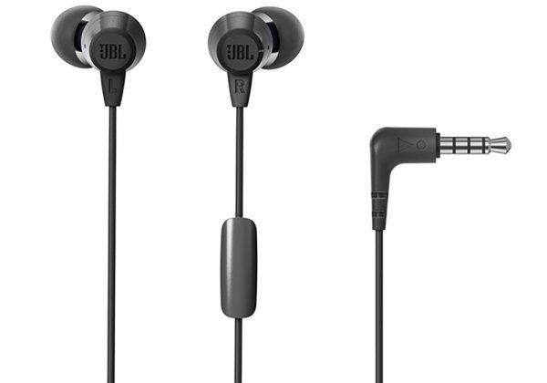 אוזניות IN EAR עם מיק שחור  JBL C100