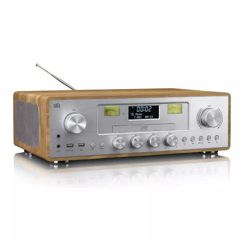 רדיו CD סטריאו עם Bluetooth דגם MIC-256 מבית SAFA