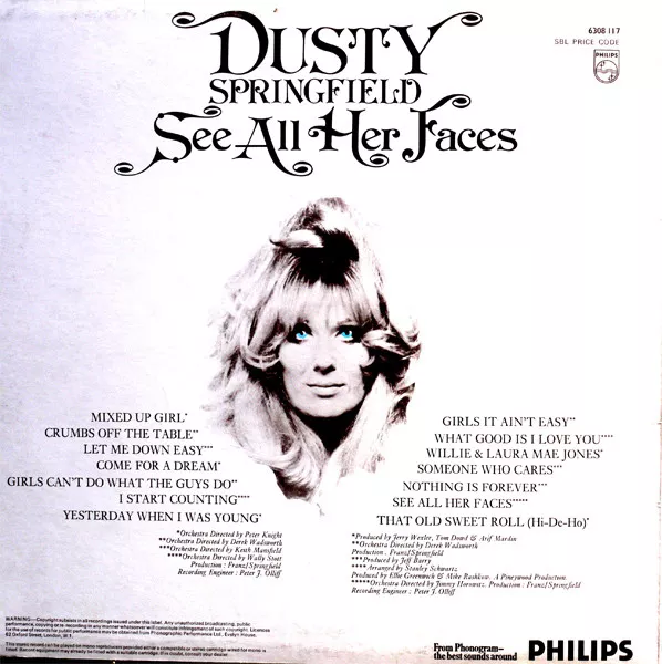 Dusty Springfield – See All Her Faces