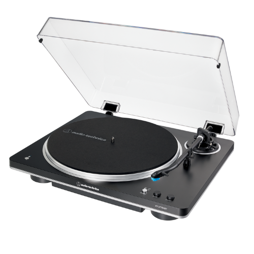 פטיפון AUDIO TECHNICA AT-LP70XBTBS בצבע שחור