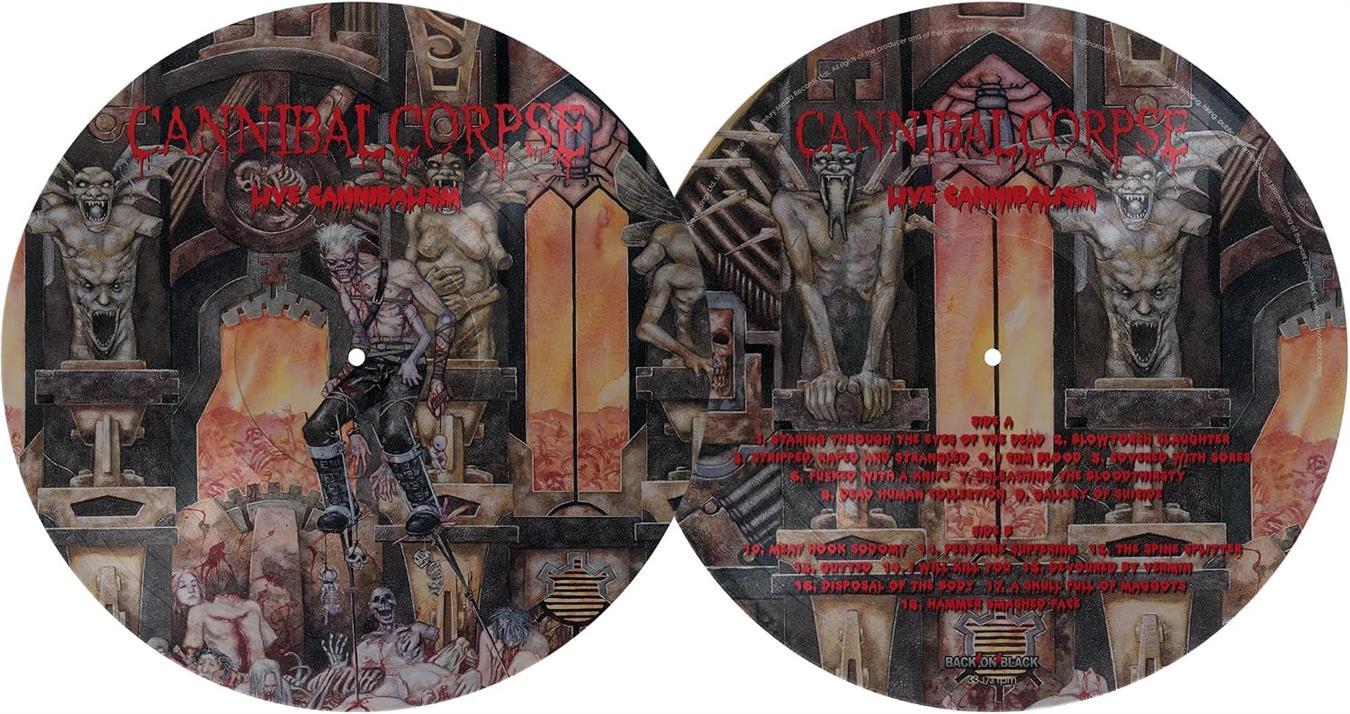 Cannibal Corpse – Live Cannibalism - Uk Exclusive Clear Vinyl