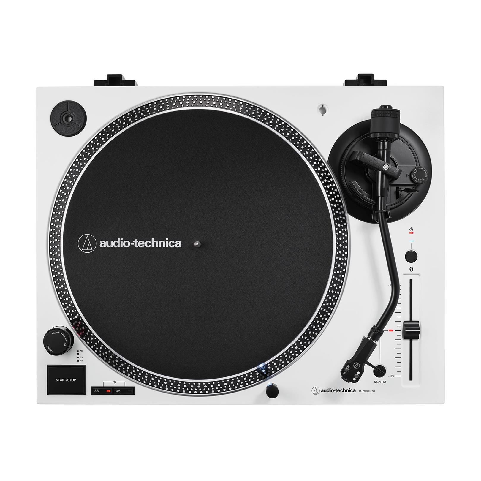 פטיפון - לבן Audio-Technica - AT-LP120XBT-USB-WH Direct Drive Turntable