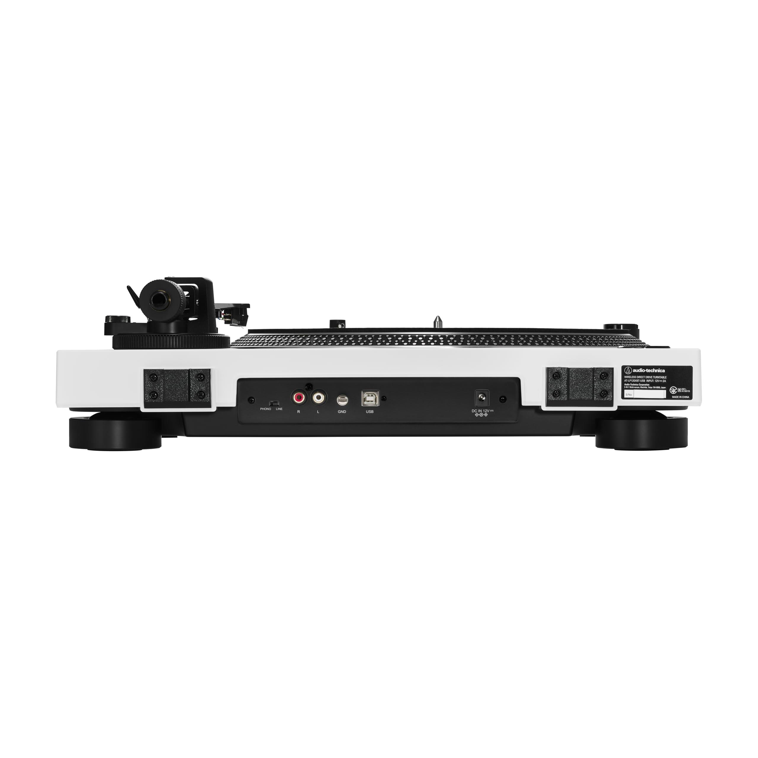 פטיפון - לבן Audio-Technica - AT-LP120XBT-USB-WH Direct Drive Turntable